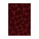 Tappeto burgundy in lana tessuto a mano 160x230 cm Shard Red – Flair Rugs