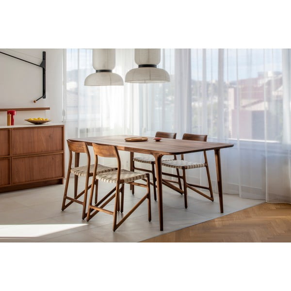 Sedia da pranzo nera/marrone Fawn – Gazzda-image-2