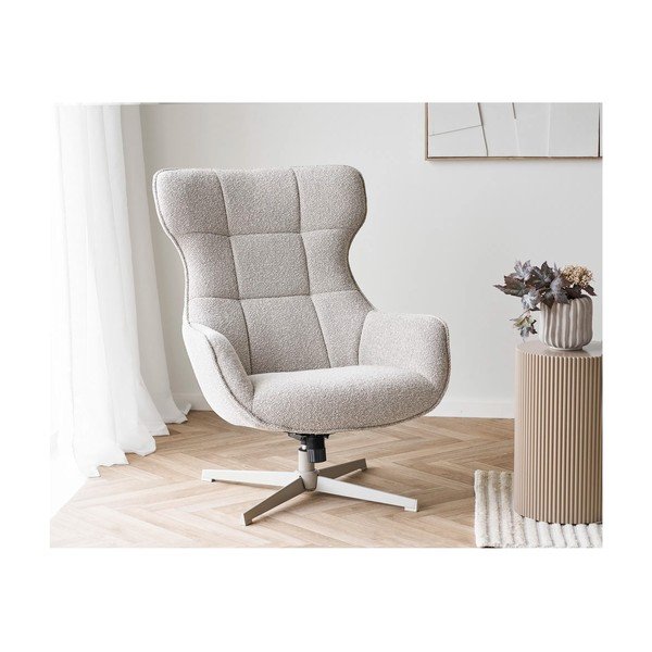 Poltrona color crema Turin – House Nordic-image-1