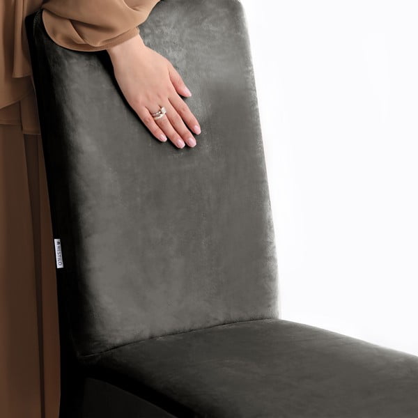 Coprisedia grigio con rivestimento elastico per sedie 48 cm Sento – Restilo-image-4