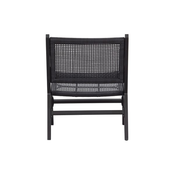 Sedia da giardino nera Puk - WOOOD-image-3