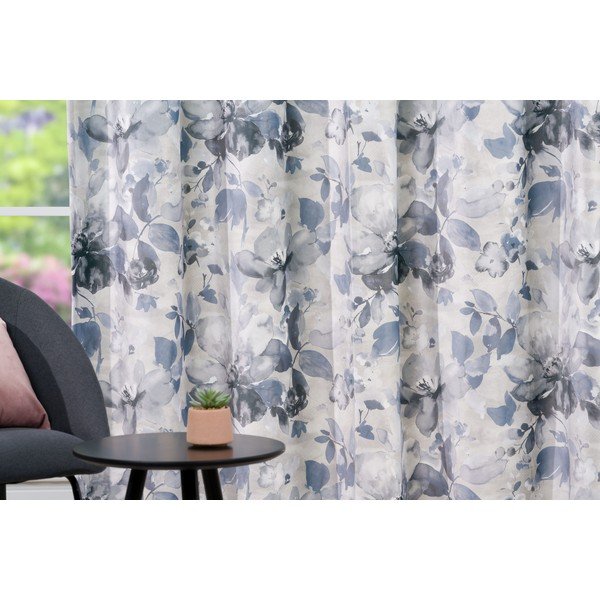 Tenda bianca/grigia 140x260 cm Nirvana - Mendola Fabrics-image-2