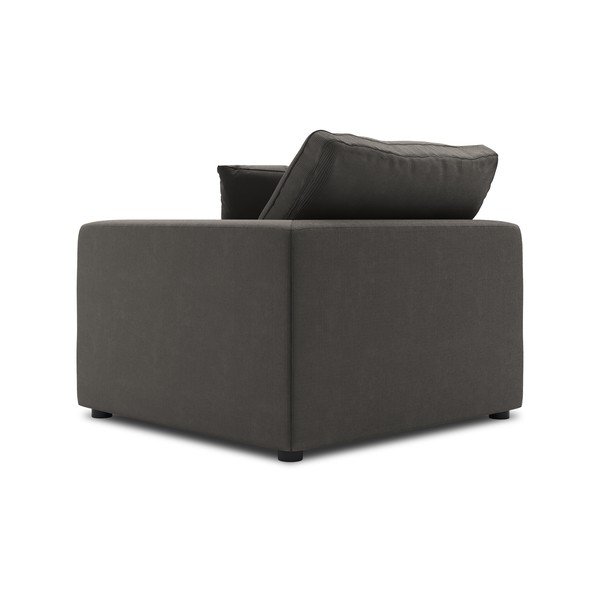 Parte angolare marrone scuro del divano modulare in velluto a coste, angolo destro Galaxy - Windsor & Co Sofas-image-3