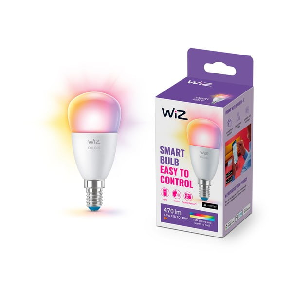 Lampadina smart LED con presa E14, 5 W – WiZ