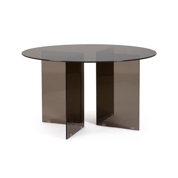 Tavolo da pranzo rotondo in vetro ø 130 cm Iride – Bizzotto