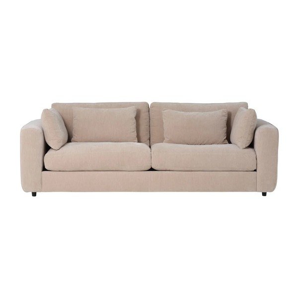 Divano beige con rivestimento in ciniglia 240 cm Chunky – vtwonen-image-3