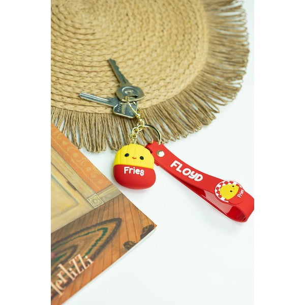 Portachiavi rosso Fizz Floyd – SQUISHMALLOWS-image-1