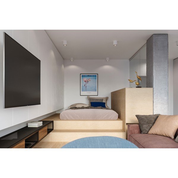 Apparecchio da soffitto bianco Luigi - Sollux-image-1