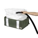 Organizer per vestiti sottovuoto in tessuto 65x45x27 cm Ecologik – Compactor