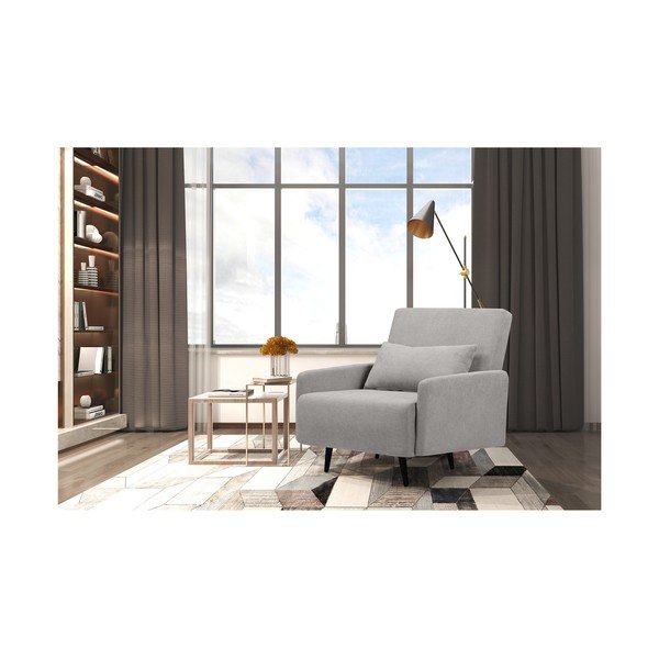 Poltrona grigio chiaro Mallory - Støraa-image-2