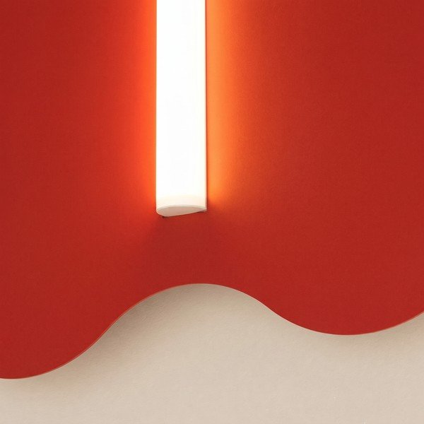 Lampada da parete rossa in metallo KLOVER – Thoro-image-4