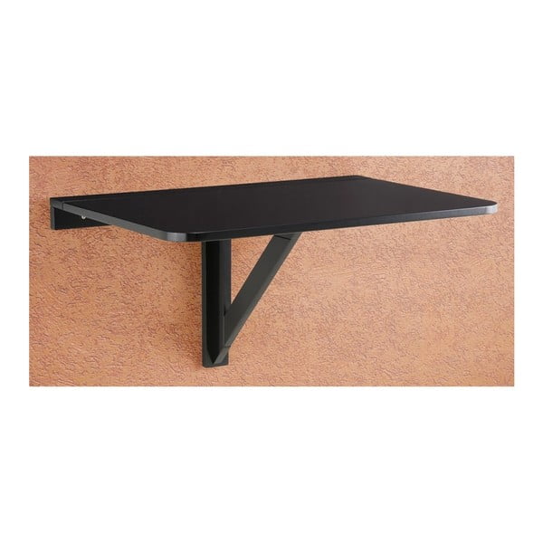Tavolo da parete pieghevole nero , 56 x 80 cm Trento - Støraa-image-4