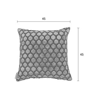 Cuscino grigio scuro con imbottitura , 45 x 45 cm Monty - Zuiver