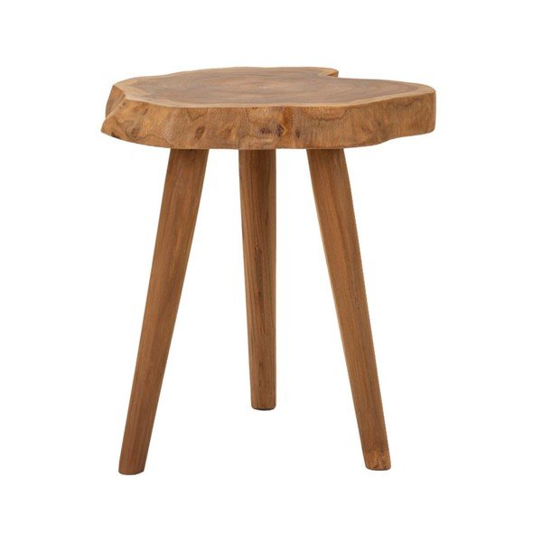 Sgabello di colore naturale in teak massiccio Budut – Mauro Ferretti