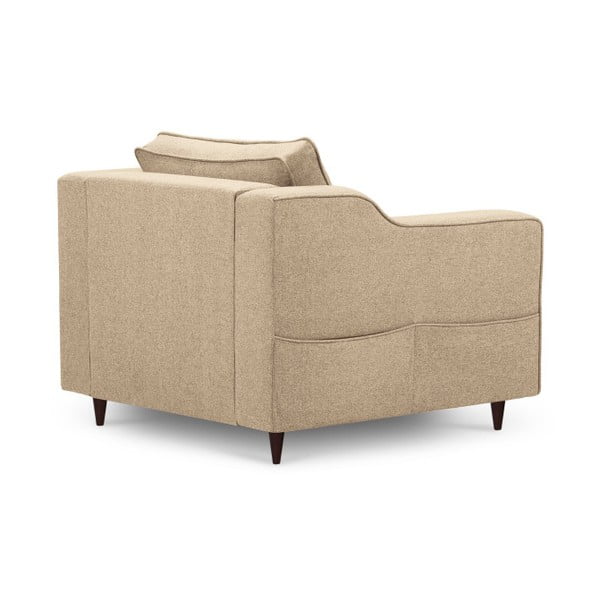 Poltrona beige Narcisse - Mazzini Sofas-image-3