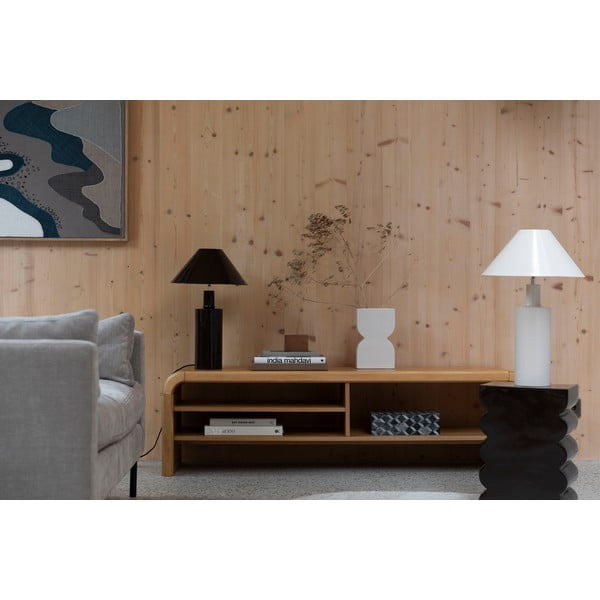 Mobile TV di colore naturale con effetto rovere 160x45x40 cm Brave – Zuiver-image-1
