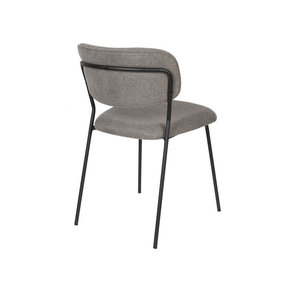 Sedie da pranzo grigie in set di 2 Jolien - White Label-image-4