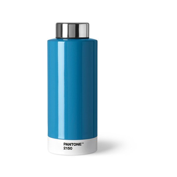 Bottiglia in acciaio inox blu, 630 ml - Pantone