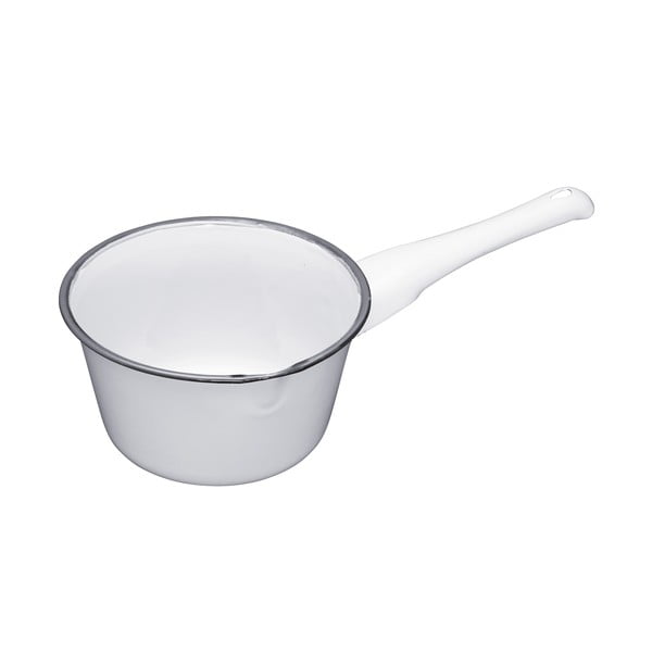 Smaltovaný rendlík na ohřívání mléka Kitchen Craft Living Nostalgia, ⌀ 17 cm