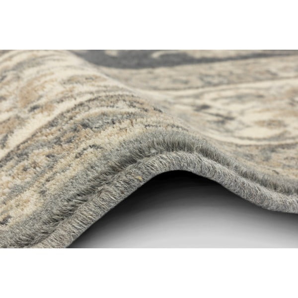 Tappeto in lana grigio 133x180 cm Beatrice - Agnella-image-2