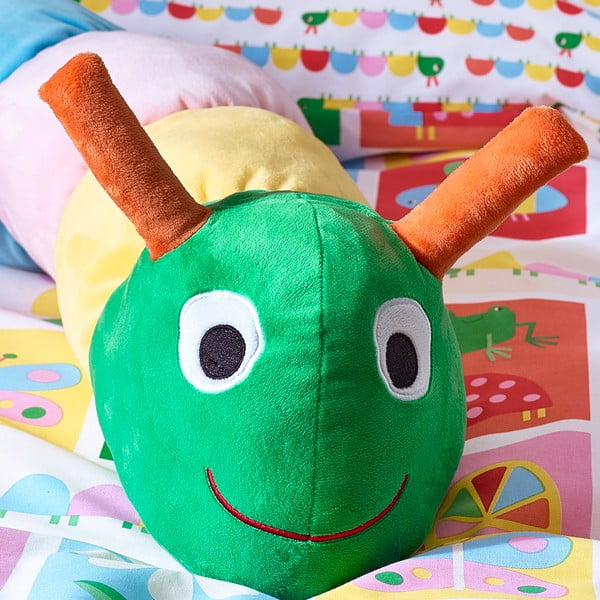 Cuscino per bambini in plush Charlee Caterpillar – Catherine Lansfield-image-3