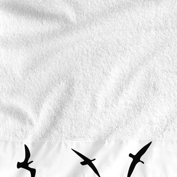 Set di 2 asciugamani in cotone Trip Trip Juego - Blanc-image-1