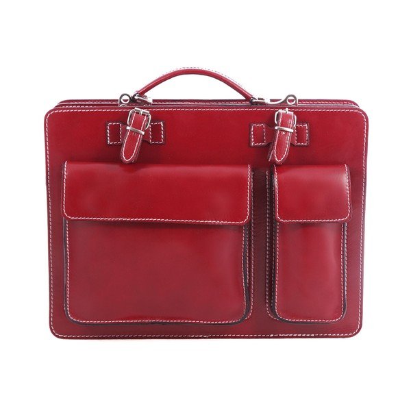 Borsa in pelle rossa Gaia - Chicca Borse
