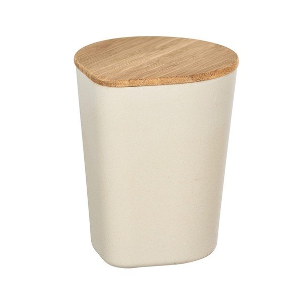 Scatola di conservazione beige con coperchio in bambù , 750 ml Derry - Wenko