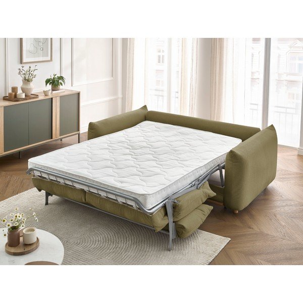 Divano verde allungabile 214 cm Ernest – Bobochic Paris-image-1