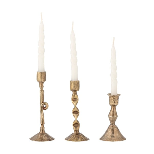 Portacandele in set in metallo 3 pz Efsa – Bloomingville-image-2