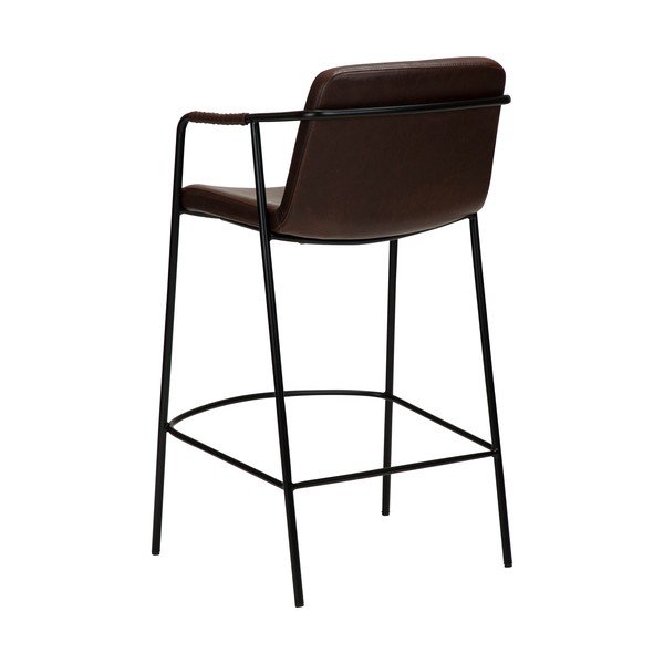 Sgabello da bar in similpelle marrone scuro, altezza 95 cm Boto - DAN-FORM Denmark-image-4