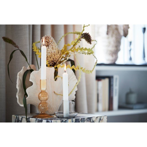 Vaso in ceramica bianca - Bahne & CO-image-3