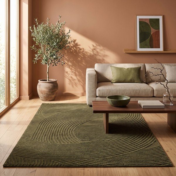 Tappeto verde 200x290 cm Zephyr – ESTE-image-3