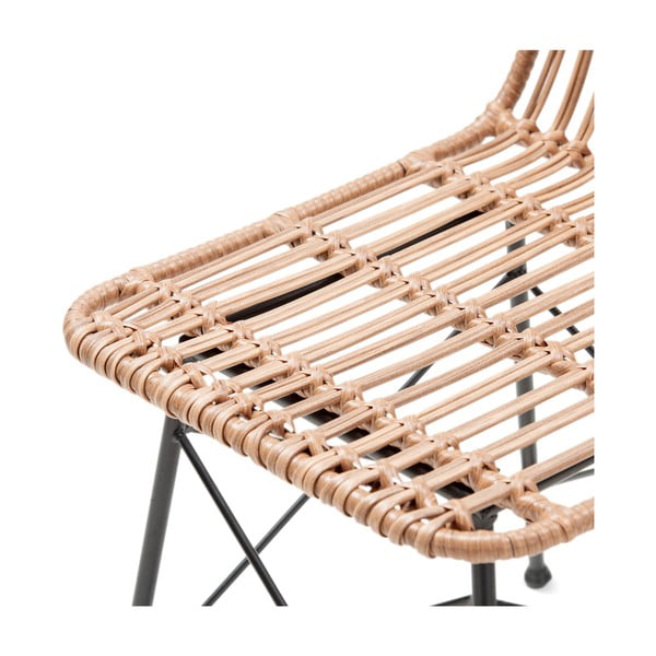 Set di 2 sedie da giardino in rattan Gabriela - Bonami Essentials-image-4