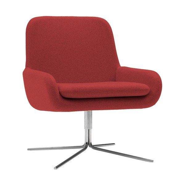 Sedia girevole rossa Girevole Coco - Softline-image-2