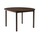 Tavolo da pranzo rotondo pieghevole in rovere marrone scuro ø 120 cm Noor - Hammel Furniture