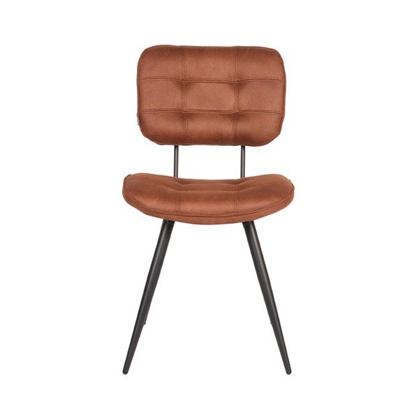 Sedie da pranzo marrone cognac in un set di 2 pezzi Gus - LABEL51-image-2