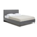 Letto matrimoniale imbottito grigio con rete inclusa 160x200 cm Noira Slim – Bonami Selection