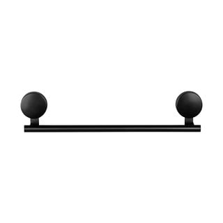 Portasciugamani a parete Static-Loc® nero, larghezza 40 cm Pavia - Wenko