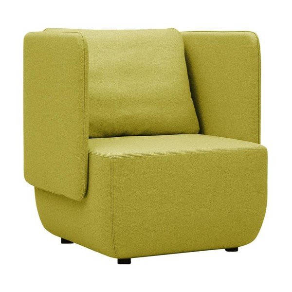 Poltrona gialla bassa Opera - Softline-image-2