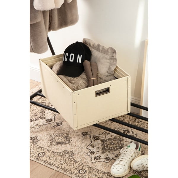 Scatole di cartone beige in set da 3 Ture - Bigso Box of Sweden-image-1