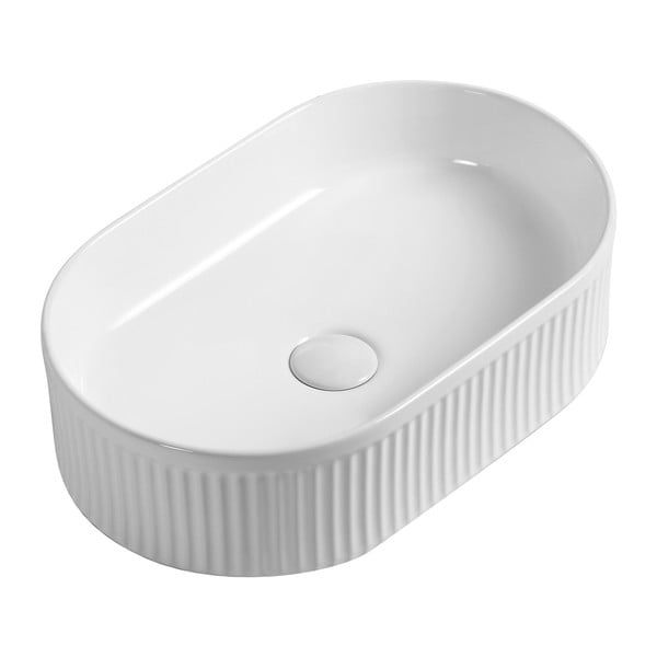 Lavabo bianco in ceramica 49x31 cm Picobello – Sapho