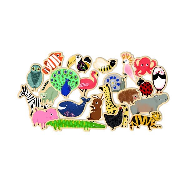 Magneti per bambini Animali dello zoo - Djeco-image-2