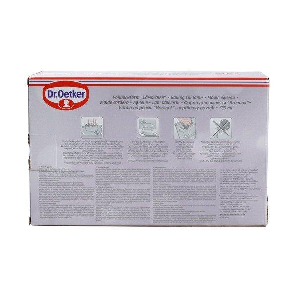 Teglia in acciaio per agnelli di Pasqua, 700 ml - Dr. Oetker-image-3