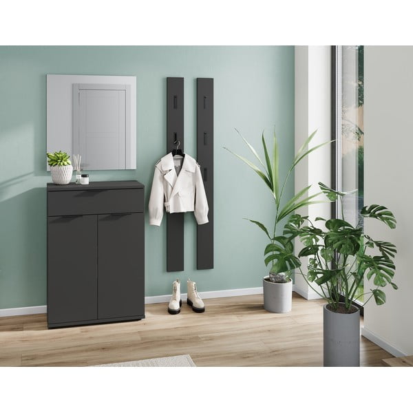 Scarpiera antracite con cassetti Stanton - Germania-image-1