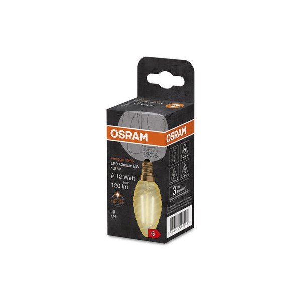 Lampadina LED calda E14, 1,5 W - Candellux Lighting-image-3