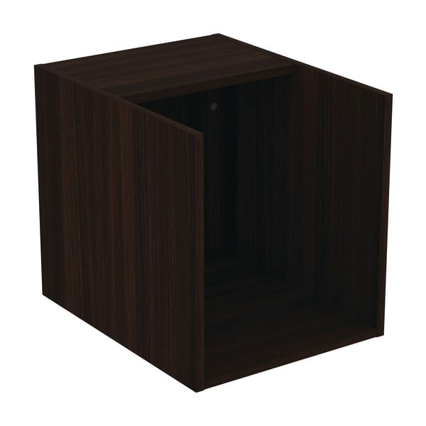 Mobile bagno basso a sospensione marrone scuro in rovere 40x44 cm i.Life B - Ideal Standard-image-1