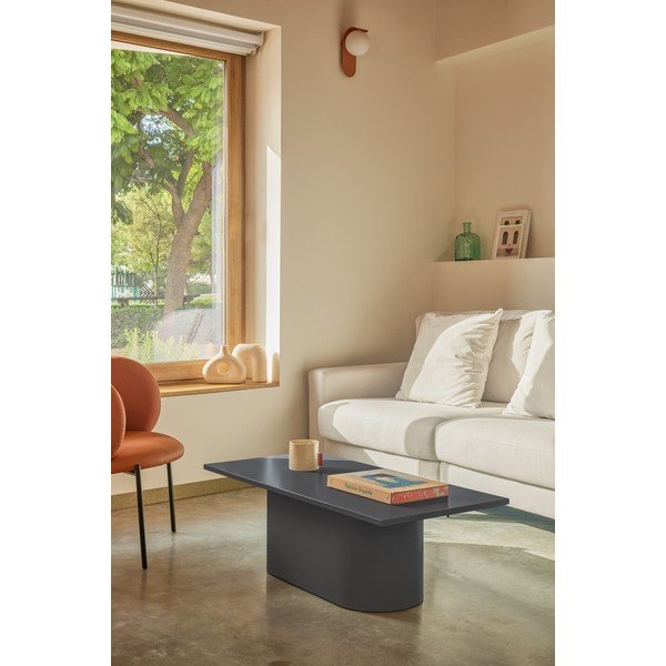 Tavolino da salotto color antracite 50x111 cm Totem – Teulat-image-1