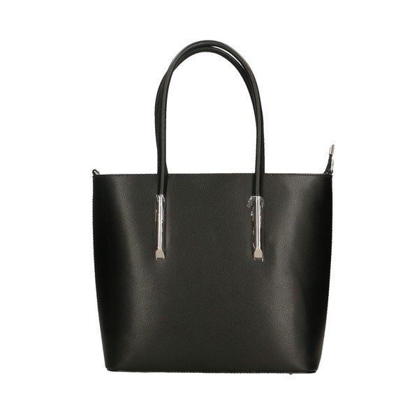 Borsa in pelle nera - Chicca Borse-image-1