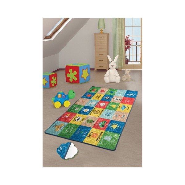 Tappeto per bambini Learning, 100 x 160 cm - Unknown-image-1